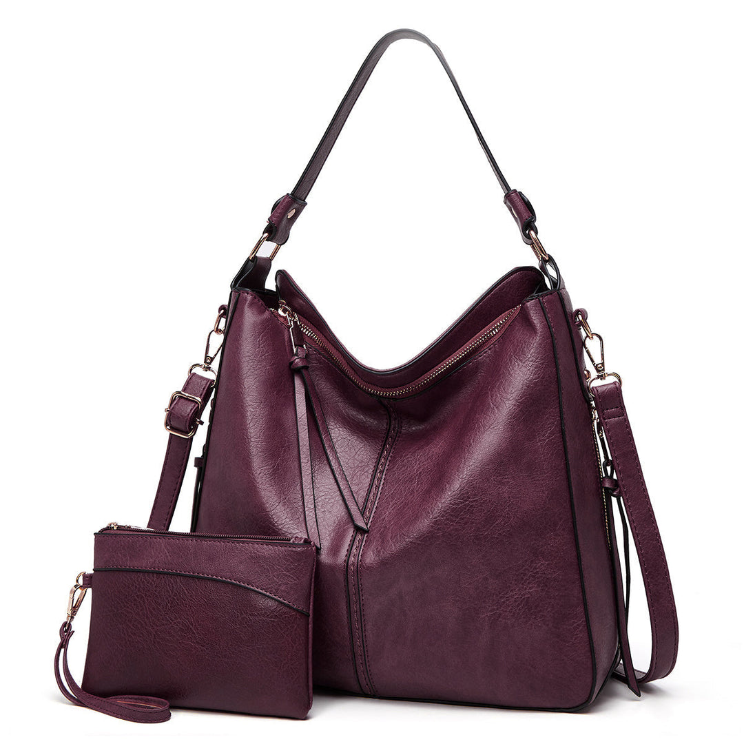 Luna™ - Elegant and spacious leather bag
