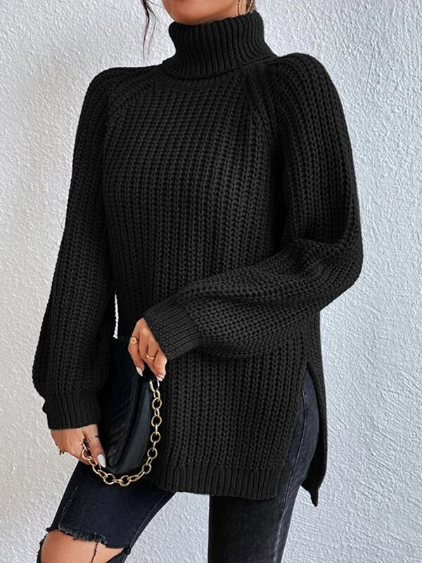 Rosa | Chunky Knit Turtleneck Sweater