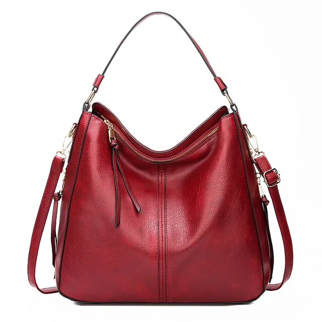 Luna™ - Elegant and spacious leather bag