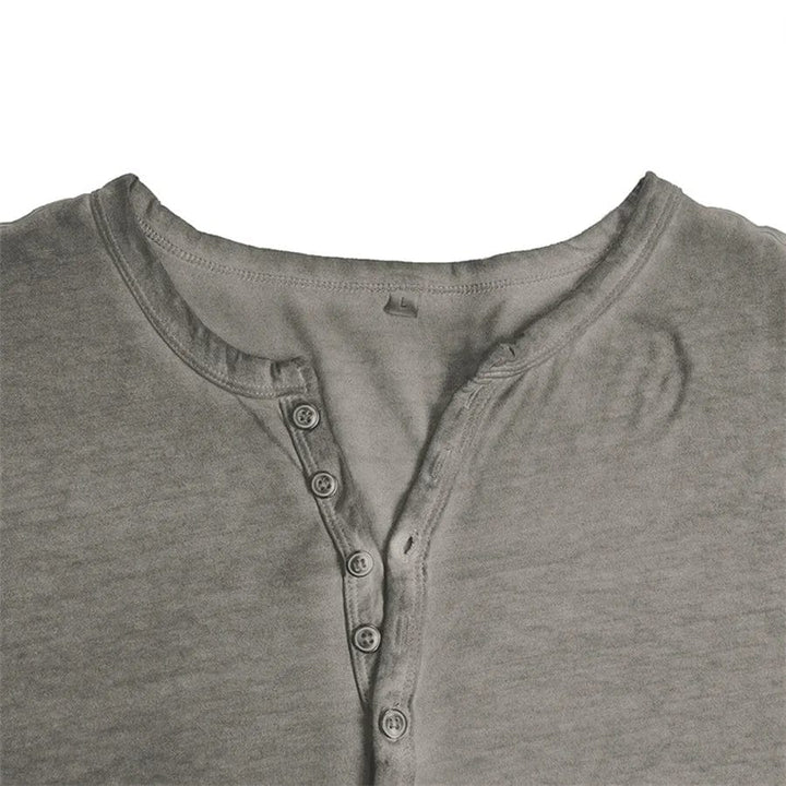 Cyril™ | Long Sleeve Henley Shirt