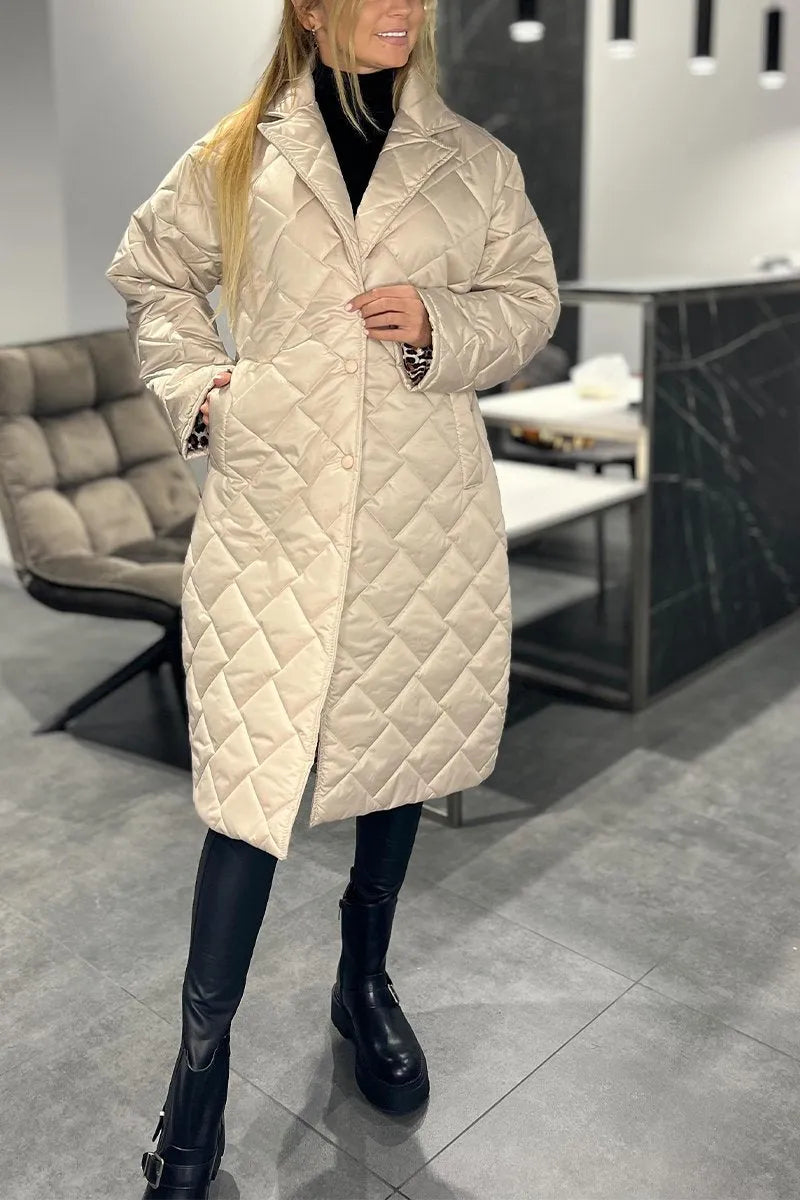 Eleanor | Quilted Mid Coat