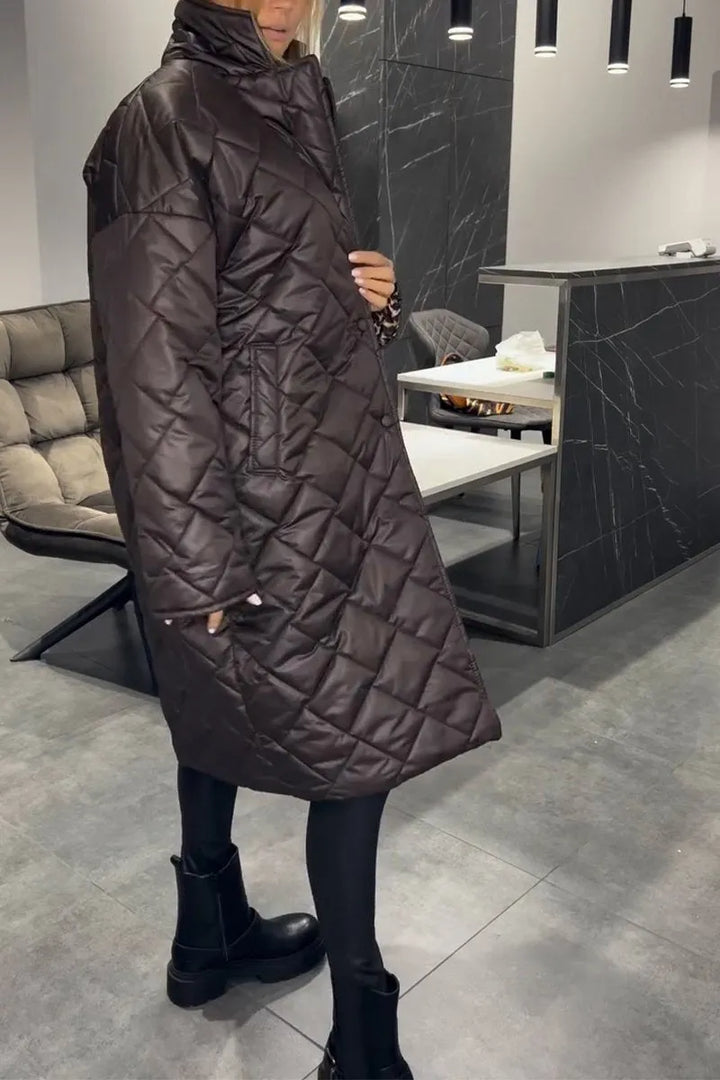 Eleanor | Quilted Mid Coat