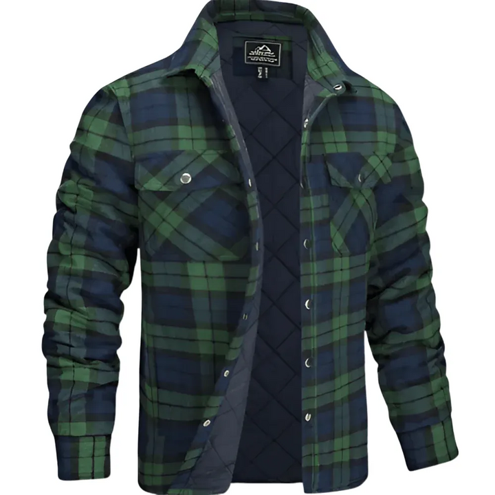 Braxton | Plaid Zip Jacket