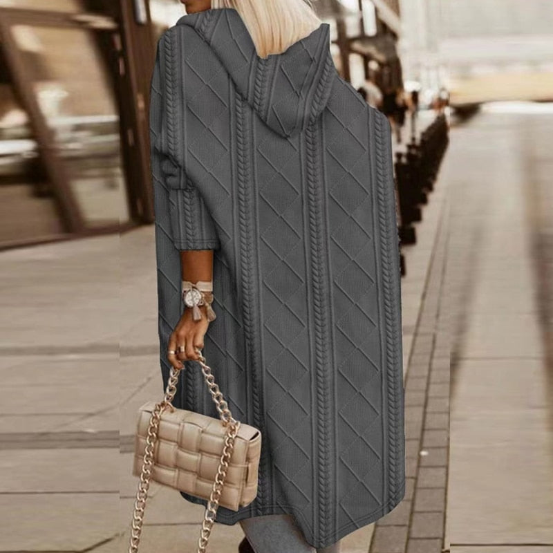 Johani | Long Hooded Cardigan